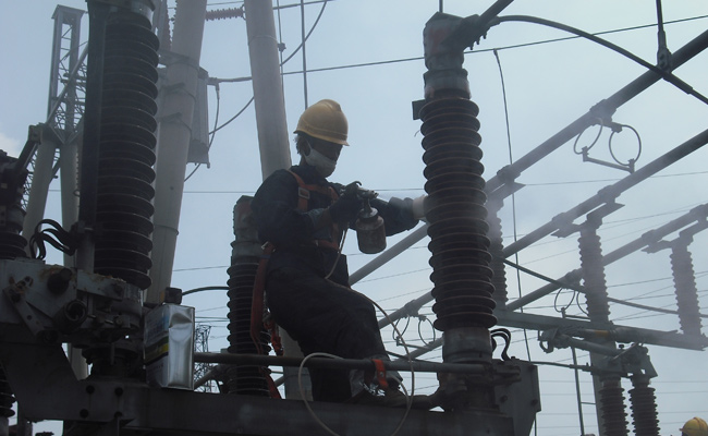 220kV Substation Spray RTV PRTV HVIC Coating